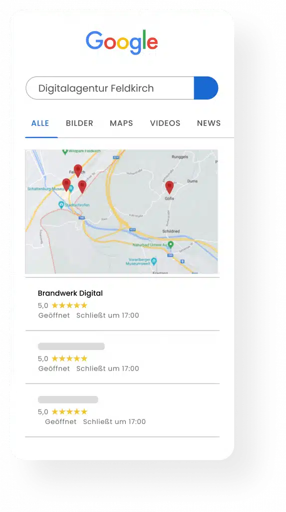 GoogleMyBusiness Account Maps