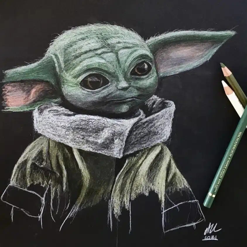 Anna Loidl Zeichnung Yoda